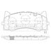 Genuine Borg & Beck Brake Pads fits C Class 205  AMG C63 102014 BBP2857 Borg & Beck  - Dynamic Drive