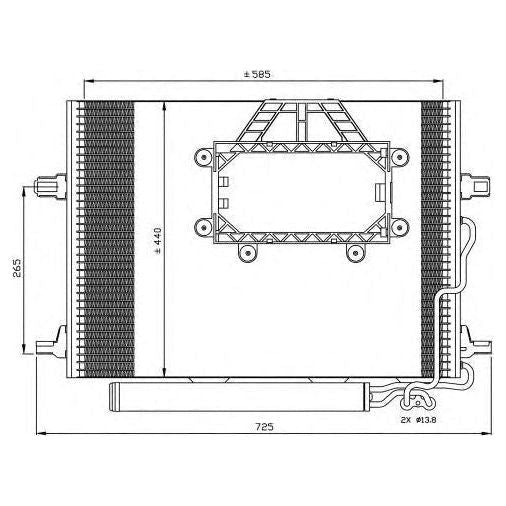 NRF Condenser 350211