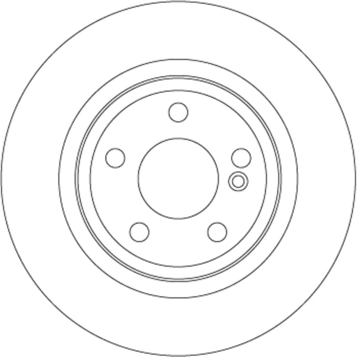 Genuine TRW Brake Disc DF6634 TRW  - Dynamic Drive