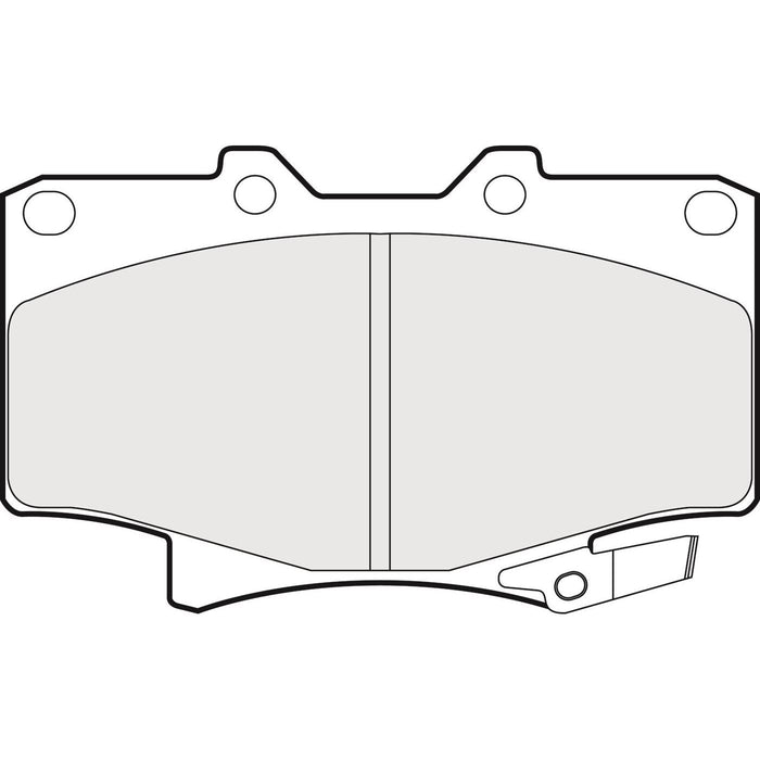 Apec Brake Pads Front Fits Toyota Landcruiser Apec  - Dynamic Drive