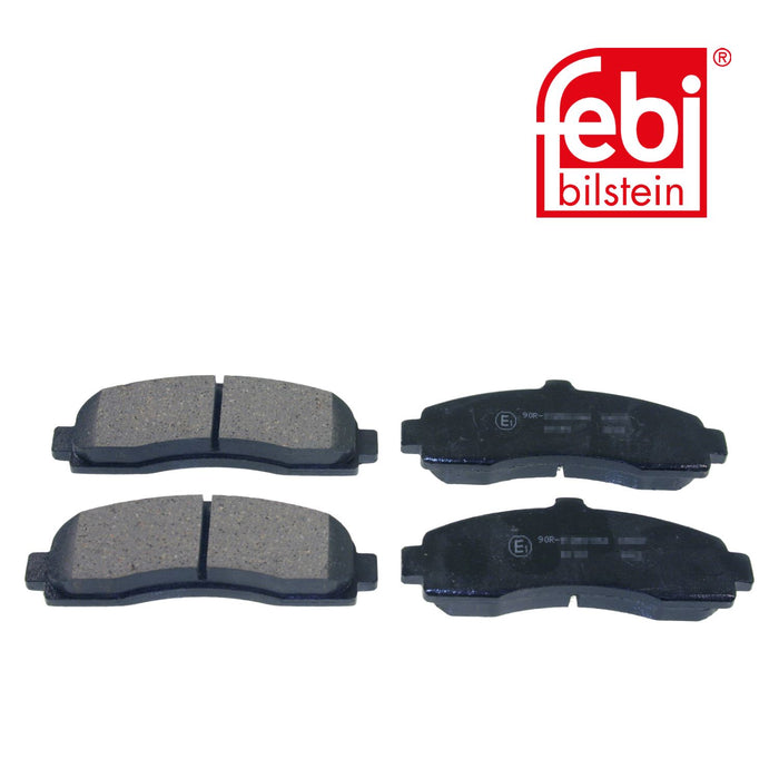 Genuine FEBI Front Brake Discs & Pads Set Solid for Nissan Micra