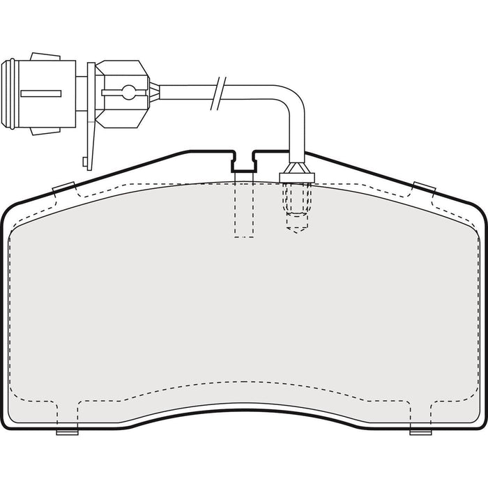 Apec Brake Pads Front Fits Audi A8 S8