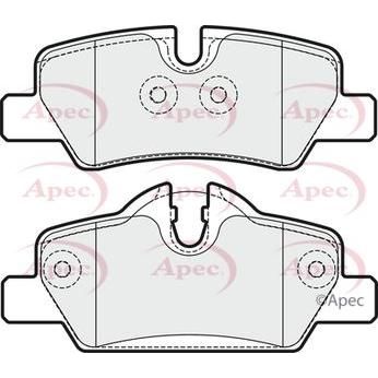 Apec Brake Pads Rear Fits Mini