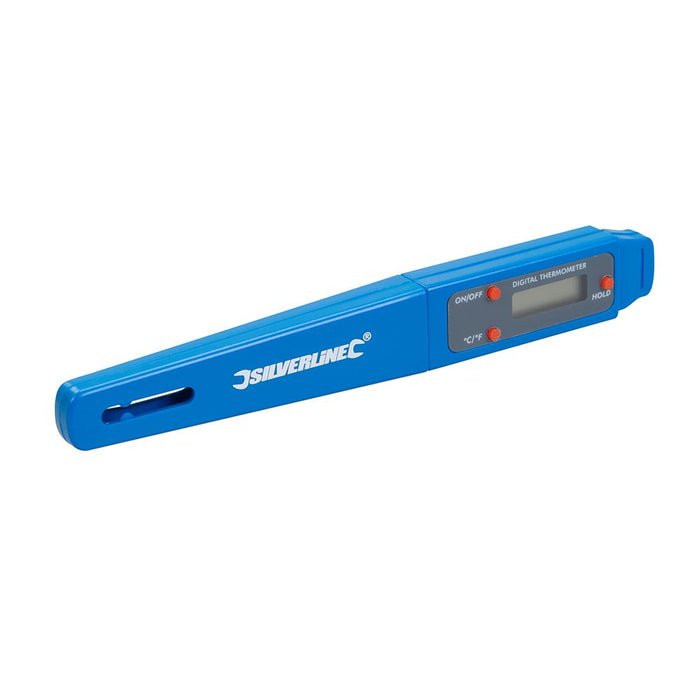 Silverline Pocket Digital Probe Thermometer -40°C to +250°C