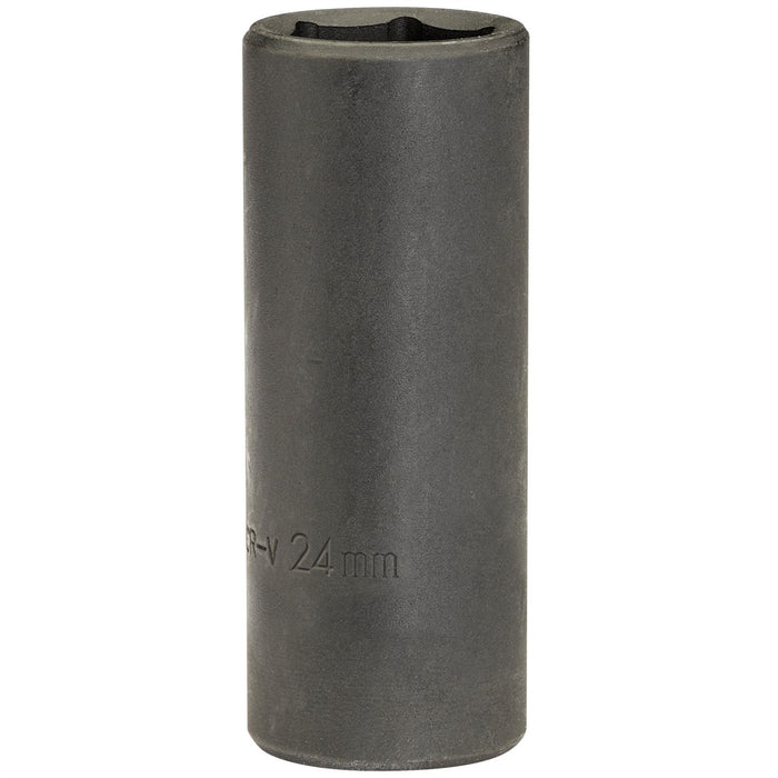 Draper Deep Impact Socket, 1/2" Sq. Dr., 24mm (Sold Loose) 59883 Draper  - Dynamic Drive