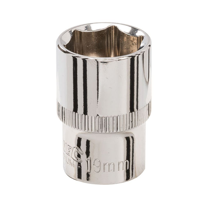 Silverline Socket 1/2" Drive 6pt Metric 19mm Silverline  - Dynamic Drive