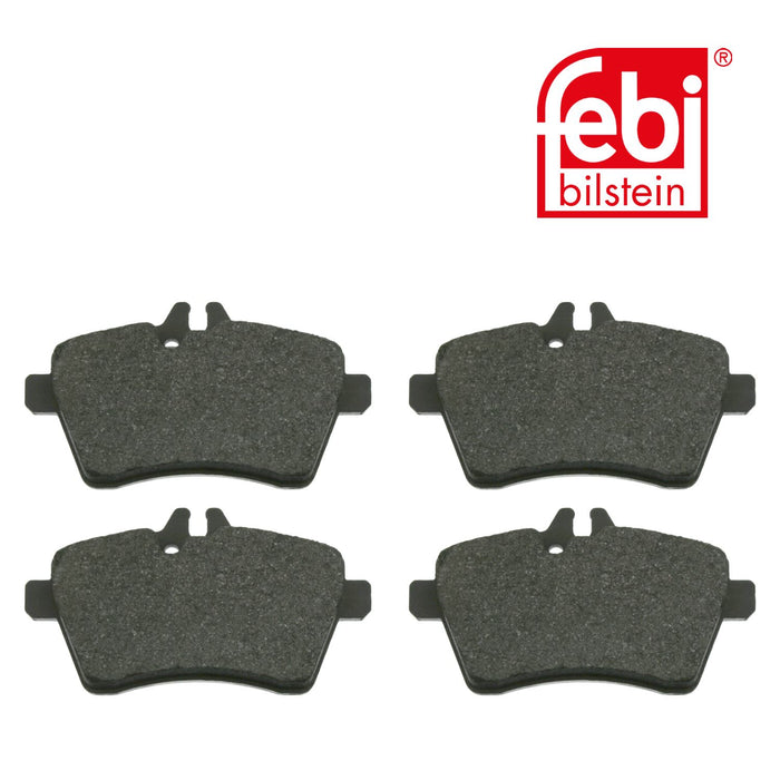 Genuine FEBI Front Brake Discs & Pads Set Solid for Mercedes-Benz A-Class