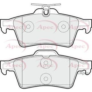 Apec Brake Pads Rear Fits Cadillac Bls Citroen C5 Ford C-Max Focus Tour