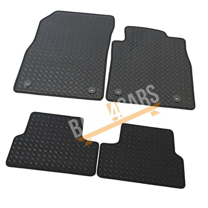 Tailored Rubber Mats fits Vauxhall Astra Gtc + Clips 2010 2011 2012 2013 2014 20 UKB4C  - Dynamic Drive