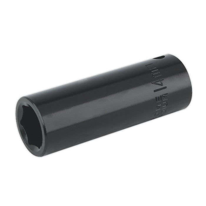 Sealey Impact Socket 14mm Deep 3/8"Sq Drive IS3814D