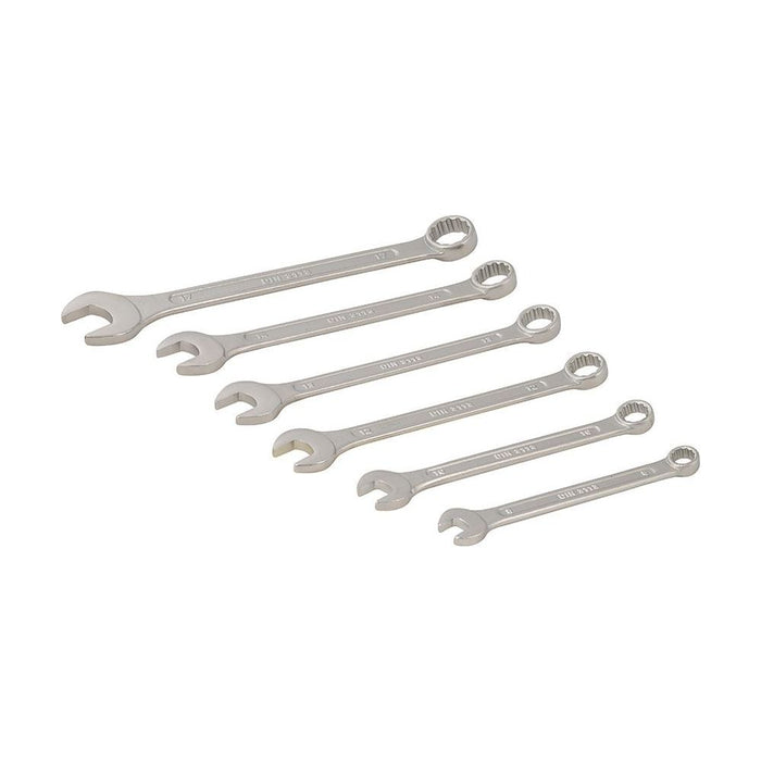 Silverline Combination Spanner Set 6pce 8 - 17mm Metric