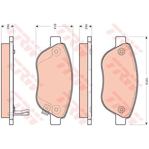 Genuine TRW Brake Pads (Front) (R90) GDB1701