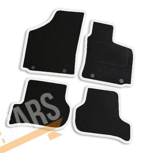 Tailored White Trim Carpet Mats fits Seat Leon May 05-09 + Clips 05 06 07 08 09 UKB4C  - Dynamic Drive