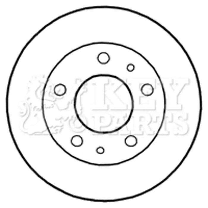 Genuine Key Parts KBD4801 Brake Disc Pair (Front)