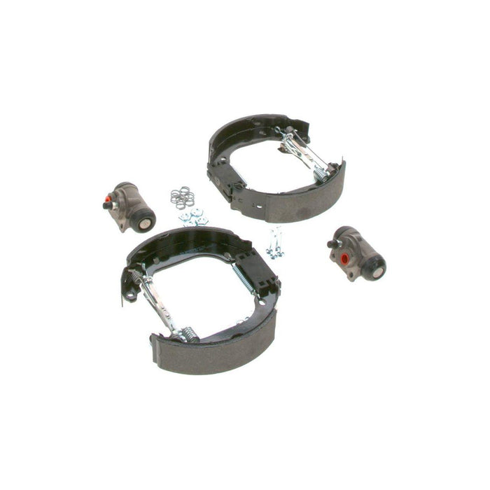 Genuine Bosch Brake Shoes Pre-Assembled Ks013 fits Renault 19 - 1.4 - 96-01 0204