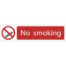 Draper No Smoking' Prohibition Sign, 200 x 50mm 73159 Draper  - Dynamic Drive