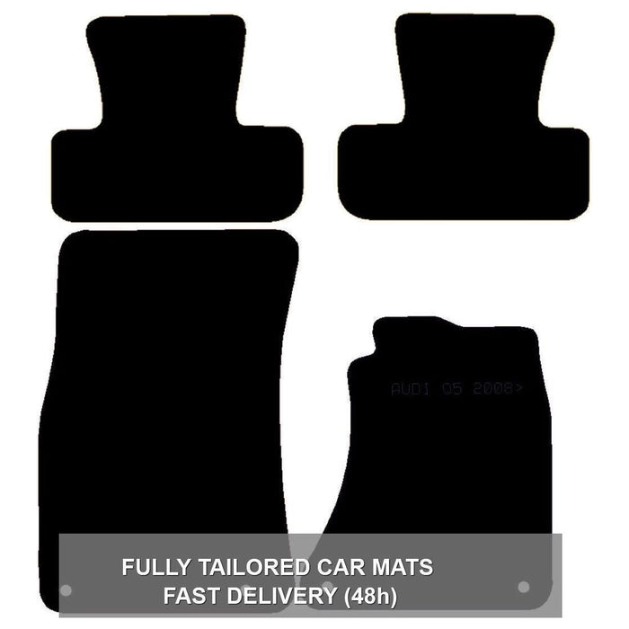 Fully Tailored Black Carpet Car Mats for Audi Q5 08 ON Set of 4 With 4 Clips UKB4C  - Dynamic Drive