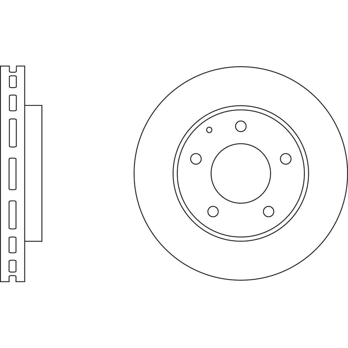 Apec Brake Disc Front Fits Ford Probe Mazda 626 Capella Cronos Eunos Ms6 Mx6 Pre