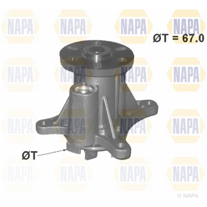 Genuine NAPA Water Pump for Citroen Peugeot 1201K5