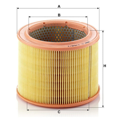 Genuine Mann Air Filter for Citroen Berlingo 1.8/1.9D C1760/1 Mann & Hummel  - Dynamic Drive