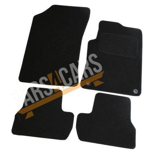 Fully Tailored Navy Blue Trim Carpet Mats fits Citroen C3 10> Set of 4 With 2 Clips Town Parts  - Dynamic Drive