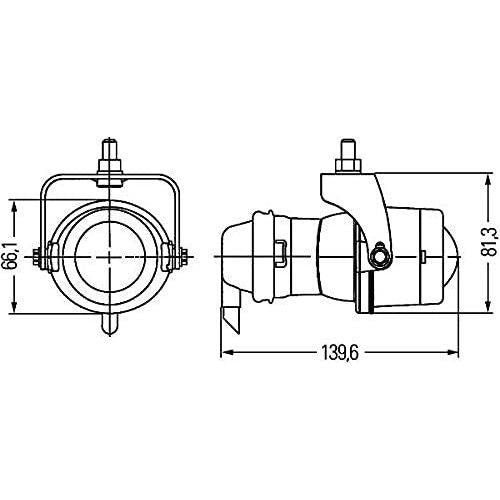 Hella DE/Halogen-Front Fog Light Micro DE left/right 1NL 008 090-117 Hella  - Dynamic Drive