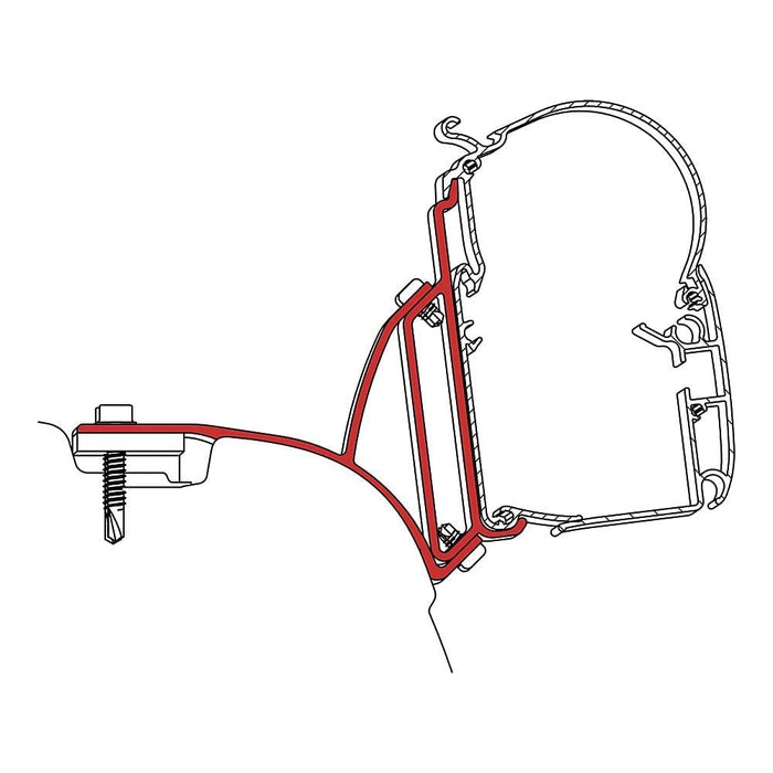 Dometic VW T5/T6 Multivan 3 pieces bracket 9103104118 Dometic  - Dynamic Drive