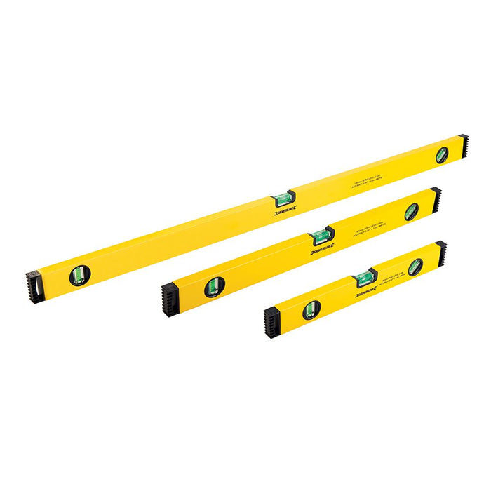 Silverline Builders Level Set 3pce 400, 600 & 1000mm Silverline  - Dynamic Drive