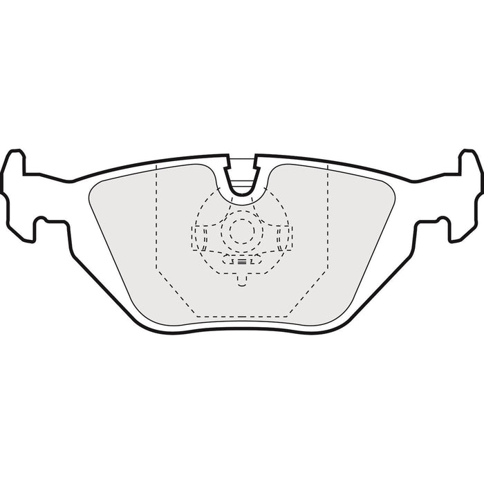 Apec Brake Pads Rear Fits BMW 3 Series Z1 Z3 Apec  - Dynamic Drive