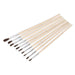 Sealey Touch-Up Paint Brush Assortment 10pc Wooden Handle PB2 Sealey  - Dynamic Drive