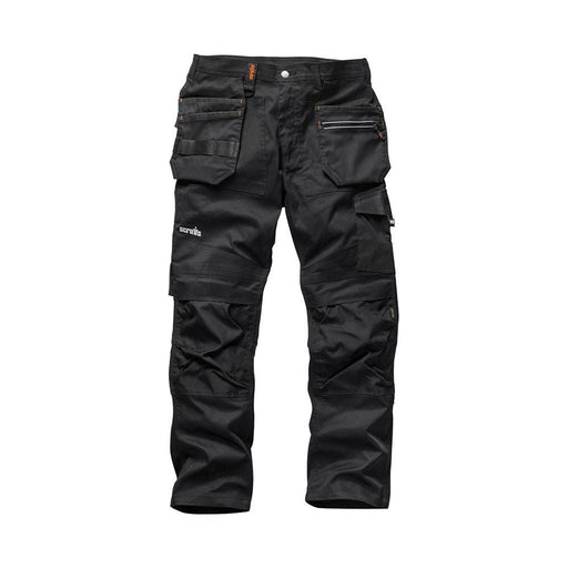 Scruffs Trade Flex Trousers Black 40L Scruffs  - Dynamic Drive