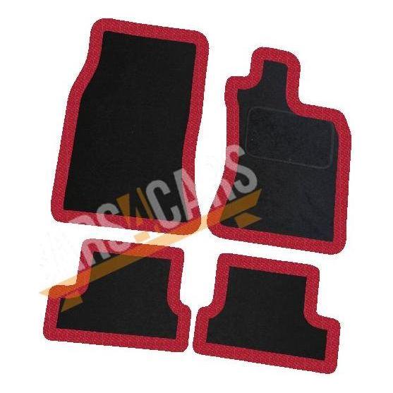 Tailored Red Trim Carpet Mats Mini (Not Clubman) 02-06 02 03 04 05 06 UKB4C  - Dynamic Drive