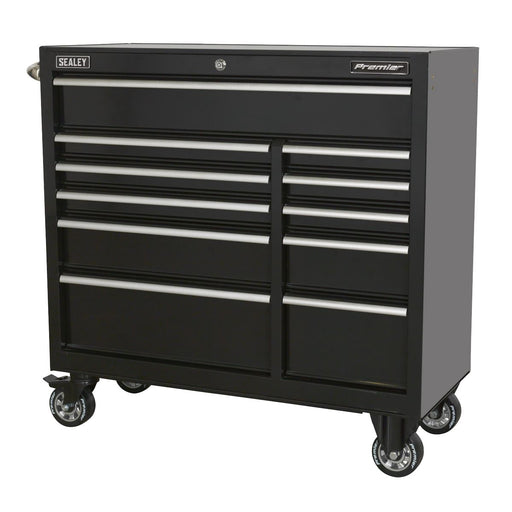 Sealey Rollcab 11 Drawer 1055mm Heavy-Duty Black PTB105511 Sealey  - Dynamic Drive