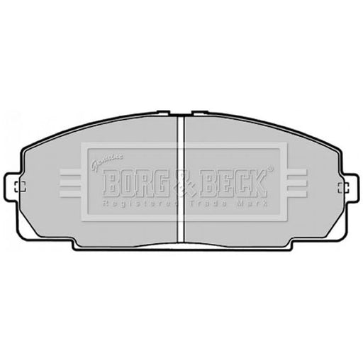 Genuine Borg & Beck Brake Pads fits Toyota HiAce 93 BBP1451 Borg & Beck  - Dynamic Drive