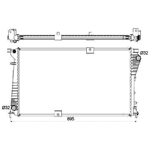 NRF Radiator 53123