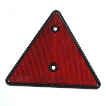 2 x Reflective Triangles E Approved reflectors for Trailers Screw on Red