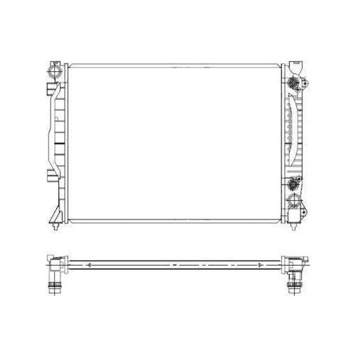 NRF Radiator 53444 NRF  - Dynamic Drive