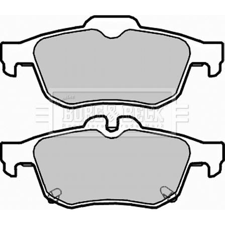 Genuine Borg & Beck Rear Brake Pads fits Renault Latitude 0211 BBP2303 Borg & Beck  - Dynamic Drive