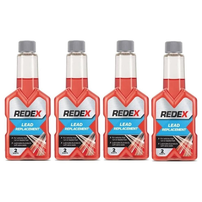 4 x REDEX LEAD REPLACEMENT LEADED PETROL ADDITIVE CAR TANK SUBSTITUTE 250m Redex  - Dynamic Drive