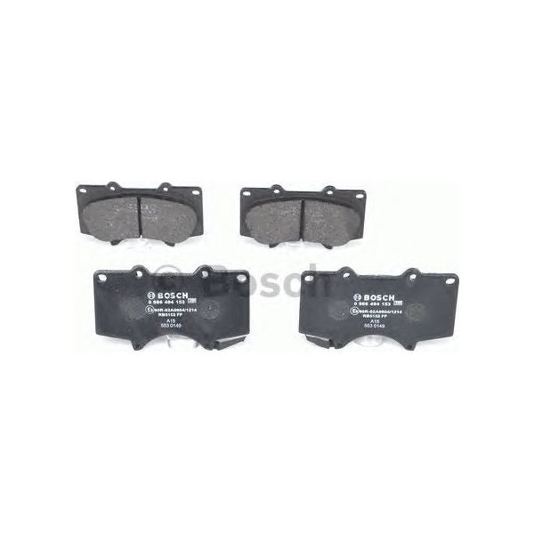 Genuine Bosch Brake Pad Set Bp1064 fits Toyota Hilux - 2.4 - 15- 0986494153