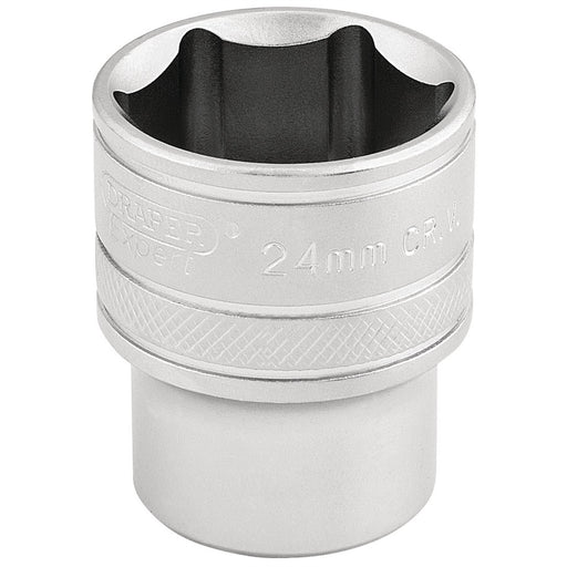 Draper 6 Point Metric Socket, 1/2" Sq. Dr., 24mm 16615 Draper  - Dynamic Drive