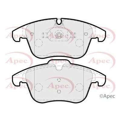 Apec Brake Pads Front Fits Citro???n C5 Iii 1.6 Hdi 11002/08-;Peugeot 407