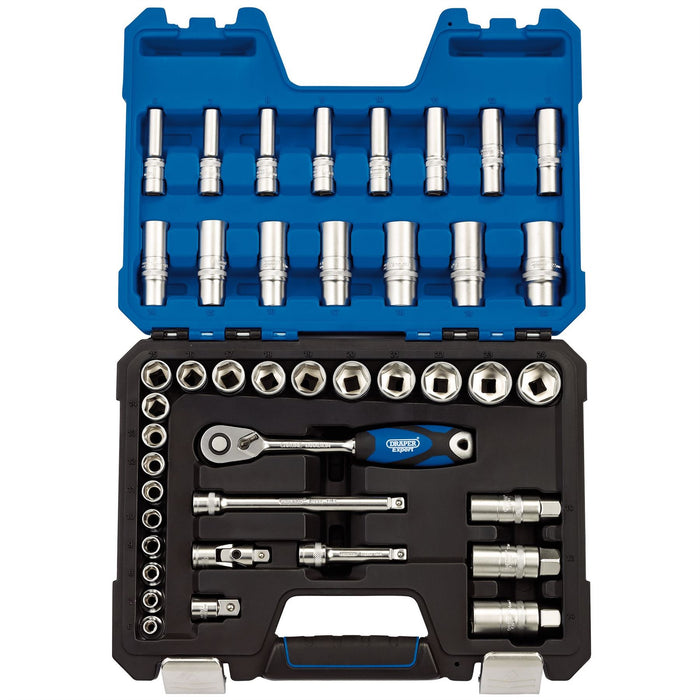 Draper Metric Socket Set, 3/8" Sq. Dr. (42 Piece) 16451 Draper  - Dynamic Drive