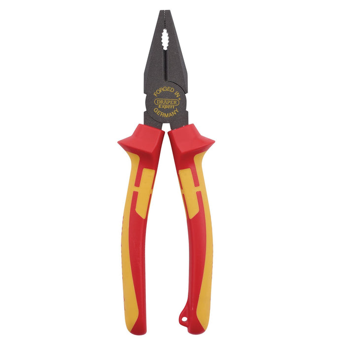 Draper XP1000 VDE Combination Pliers, 200mm, Tethered 99063 Draper  - Dynamic Drive