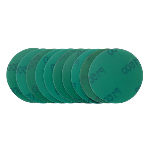 Draper Wet and Dry Sanding Discs with Hook and Loop, 75mm, 1500 Grit (Pack of 10 Draper  - Dynamic Drive