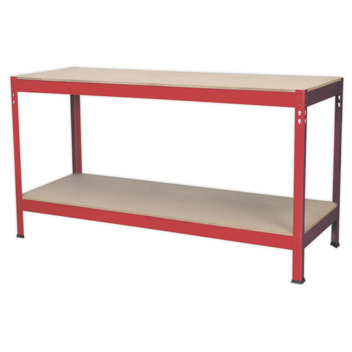 Sealey Workbench 1.53m Steel Wooden Top AP1535 Sealey  - Dynamic Drive