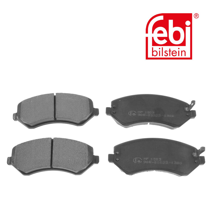 Genuine FEBI Front Brake Discs & Pads Set Vented for Chrysler Voyager