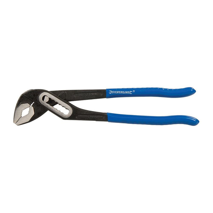 Silverline Slim Jaw Waterpump Pliers Length 250mm - Jaw 40mm Silverline  - Dynamic Drive