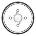 Genuine Borg & Beck Rear Brake Drum fits Suzuki Vitara 9498 BBR7130 Borg & Beck  - Dynamic Drive