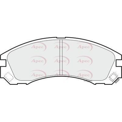 Apec Brake Pads Front Fits Citroen C-Crosser Mitsubishi Airtrek Mirage